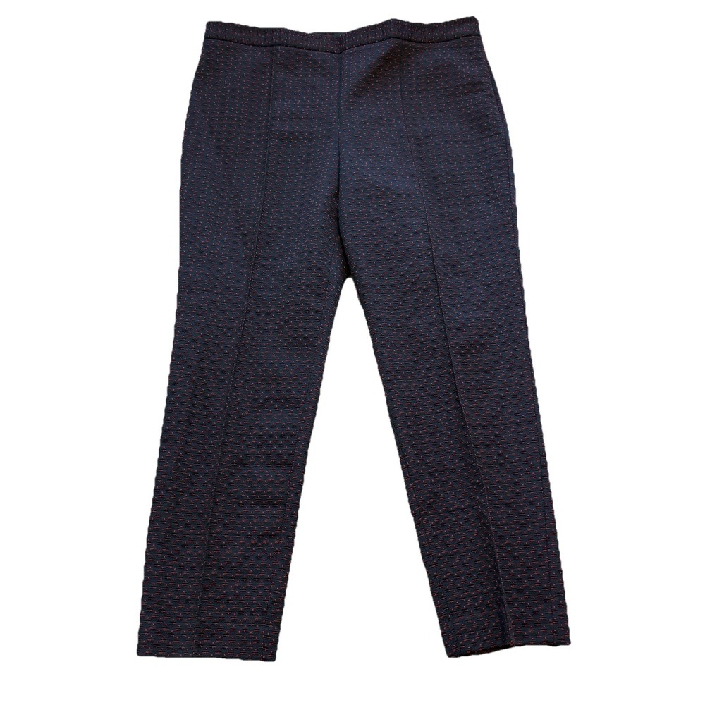 Ann Taylor‎ Pants Women's 14 Blue Slim Straight Leg Classic Career Business NWT